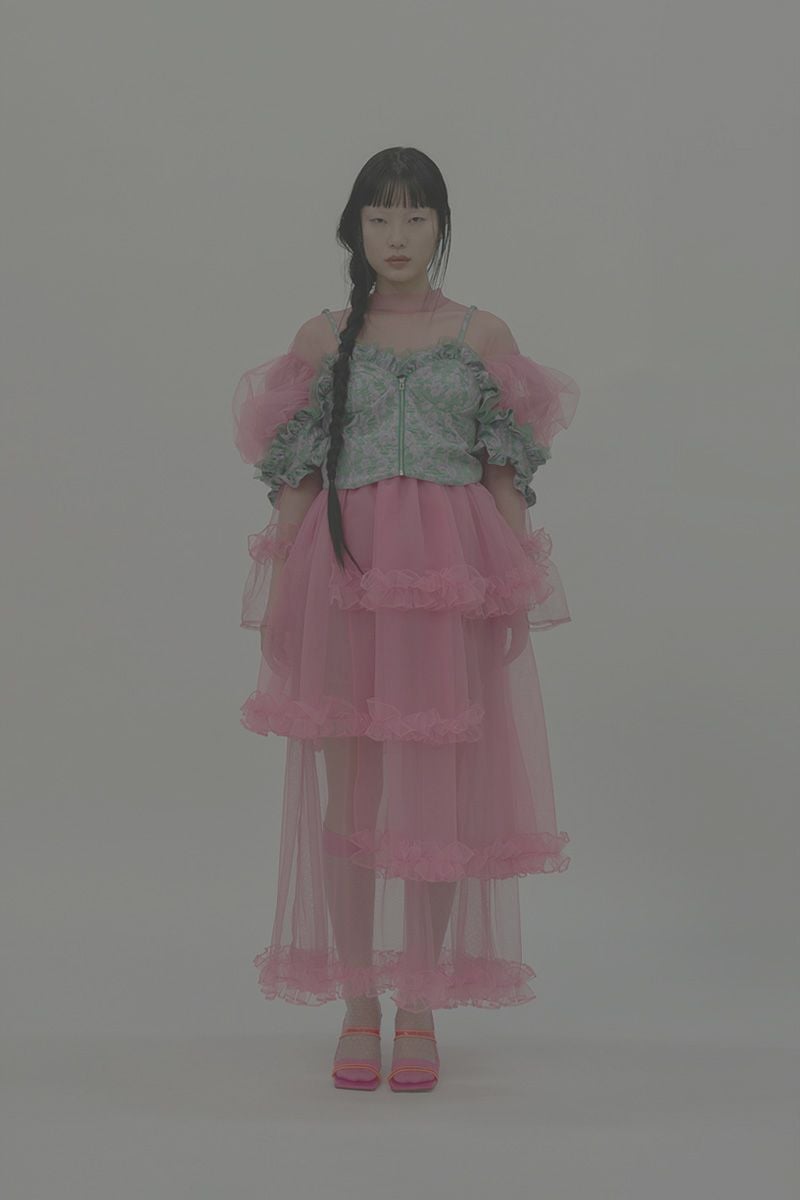 FRILLY PIXY DRESS/PINK | CEREΛL