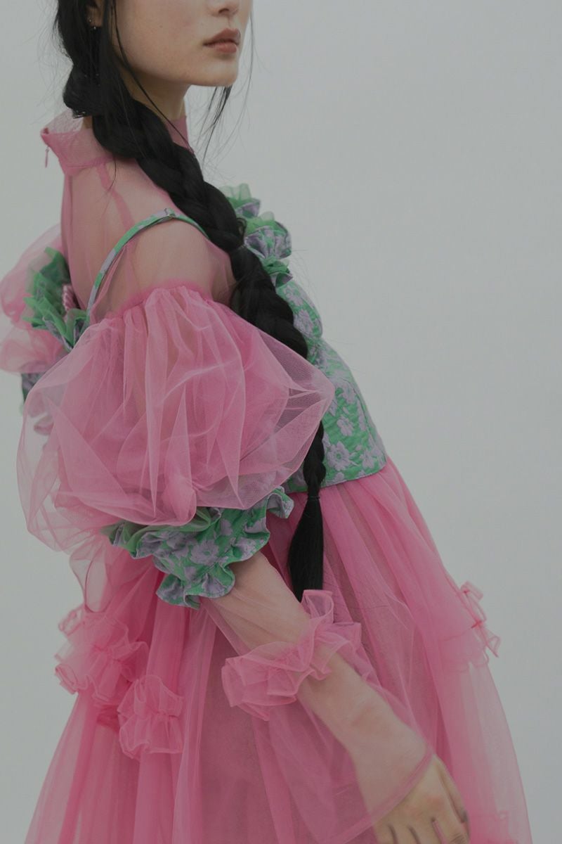 FRILLY PIXY DRESS/PINK | CEREΛL