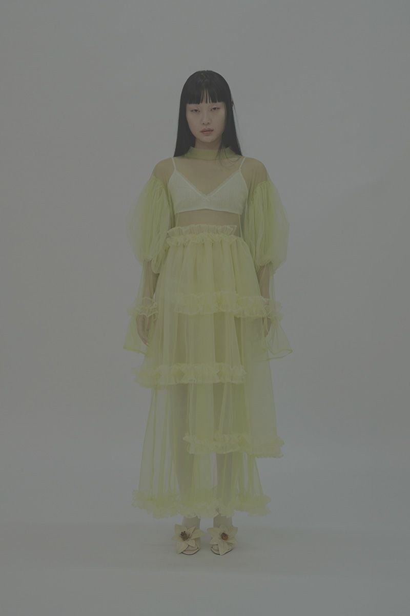FRILLY PIXY DRESS/YELLOW | CEREΛL