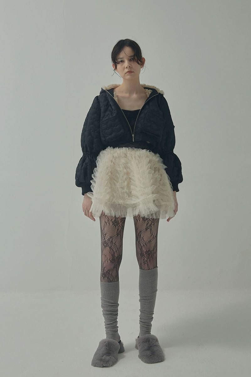 POWERFUL BOMBER CUFF DRESS Vol.2/BLACK | CEREΛL