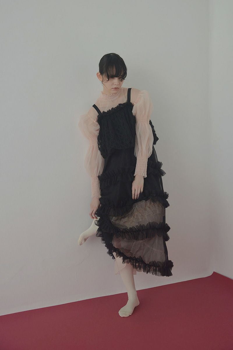 POWERFUL BOMBER CUFF DRESS Vol.2/BLACK | CEREΛL