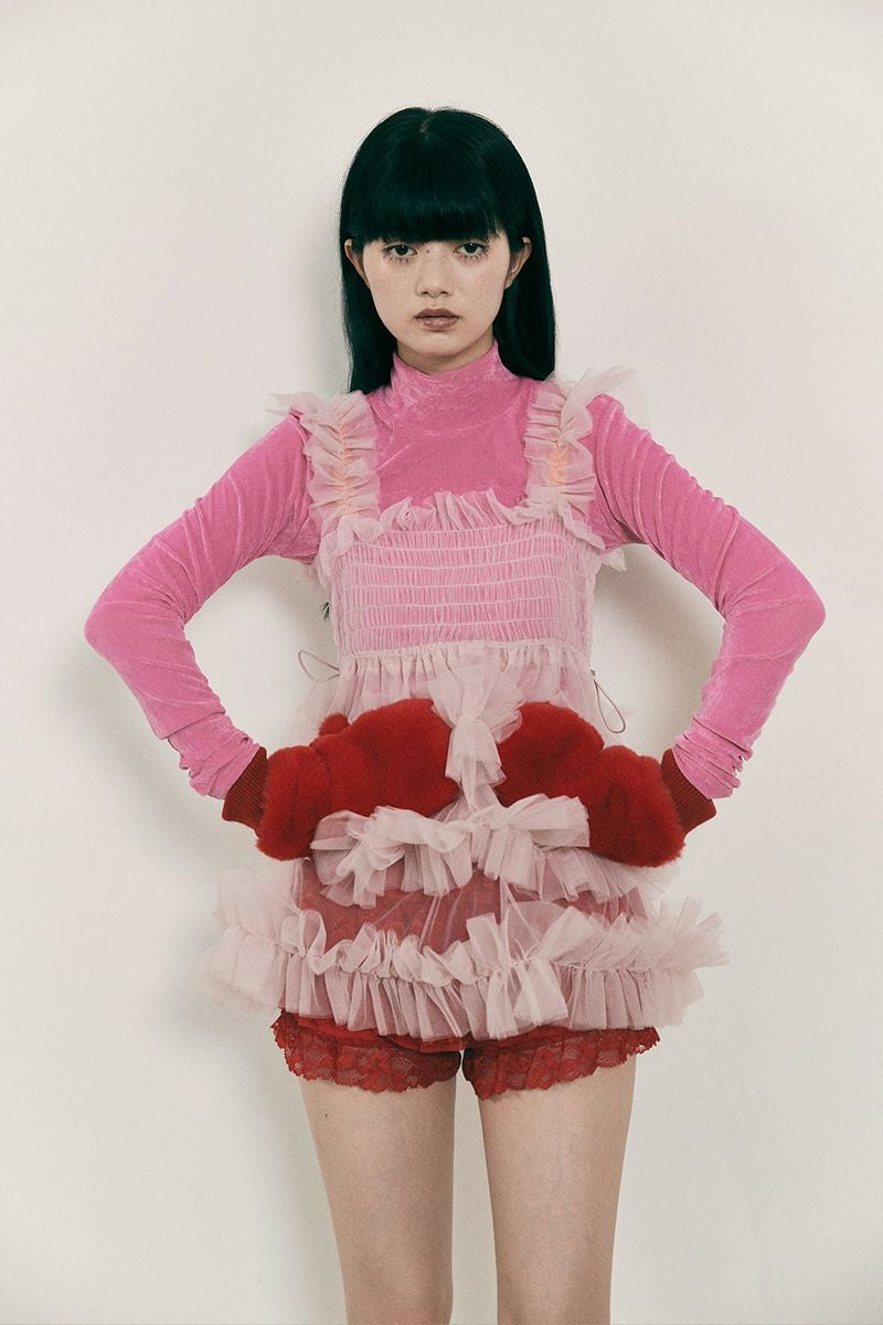 FRILL FANTASY BUSTIER/PINK | CEREΛL